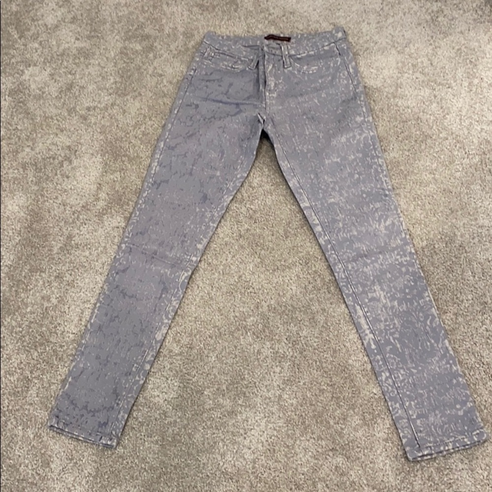 Marchesa Notte Patterned Denim View 4